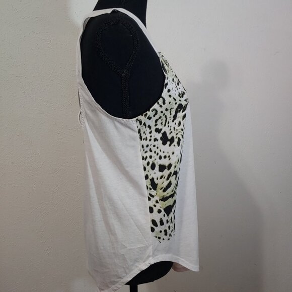 New CHASER M Wild Cats Strappy Back Tank Top - Picture 2 of 5